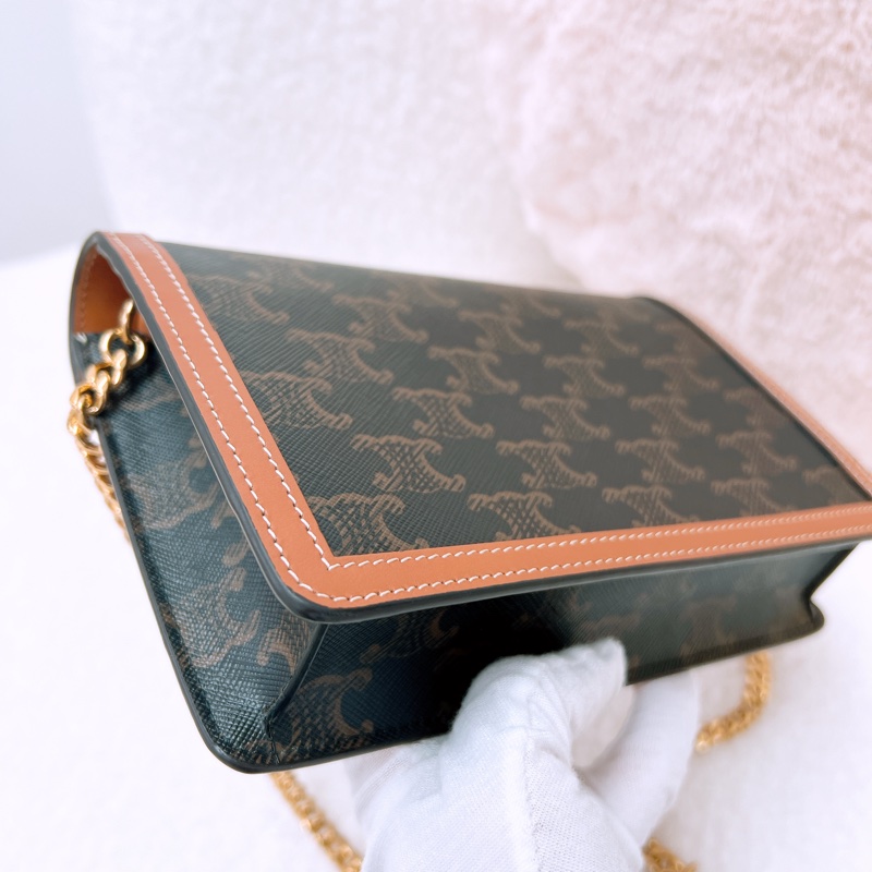 Celine margo woc 凱旋門老花鏈條包/信封包-10