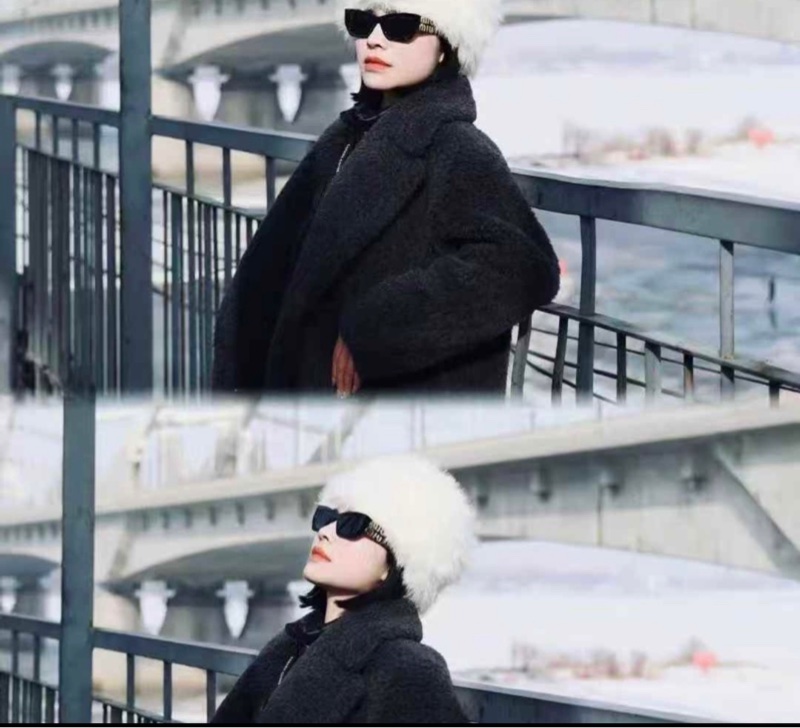 促銷品 Max Mara -Oggeri 短款泰迪外套 黑色 it 36 碼-3