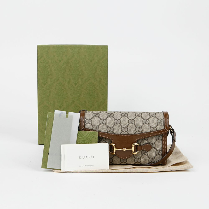 GUCCI Horsebit 1955 迷你肩斜背包 699296-0
