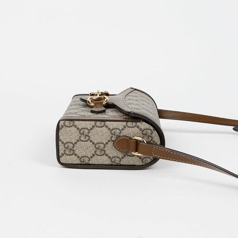 GUCCI Horsebit 1955 迷你肩斜背包 699296-4