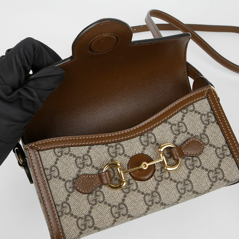 GUCCI Horsebit 1955 迷你肩斜背包 699296-9