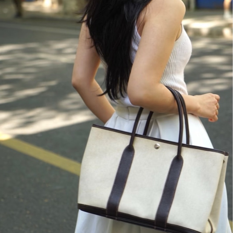 「JL精品代購」9新 Hermes 愛馬仕 花園包36-1