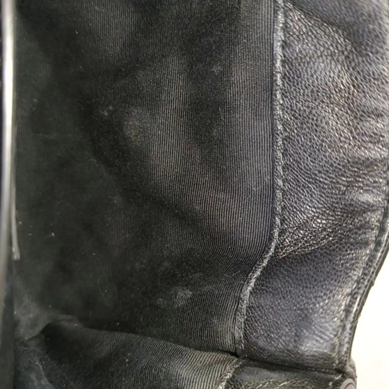 YSL NOLITA 迷你 黑色羊皮绗縫洛麗塔斜背包手提包肩背包 金色五金-6