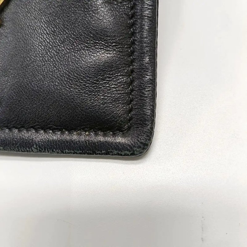 YSL NOLITA 迷你 黑色羊皮绗縫洛麗塔斜背包手提包肩背包 金色五金-9