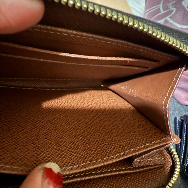 9新LV老花拉鍊卡包m60067-13