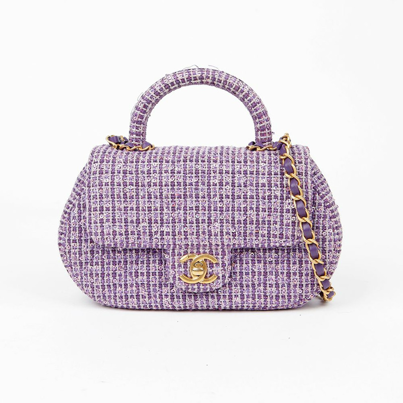 【包稅】CHANEL AS4573 CC Logo 小號手提單肩包-0