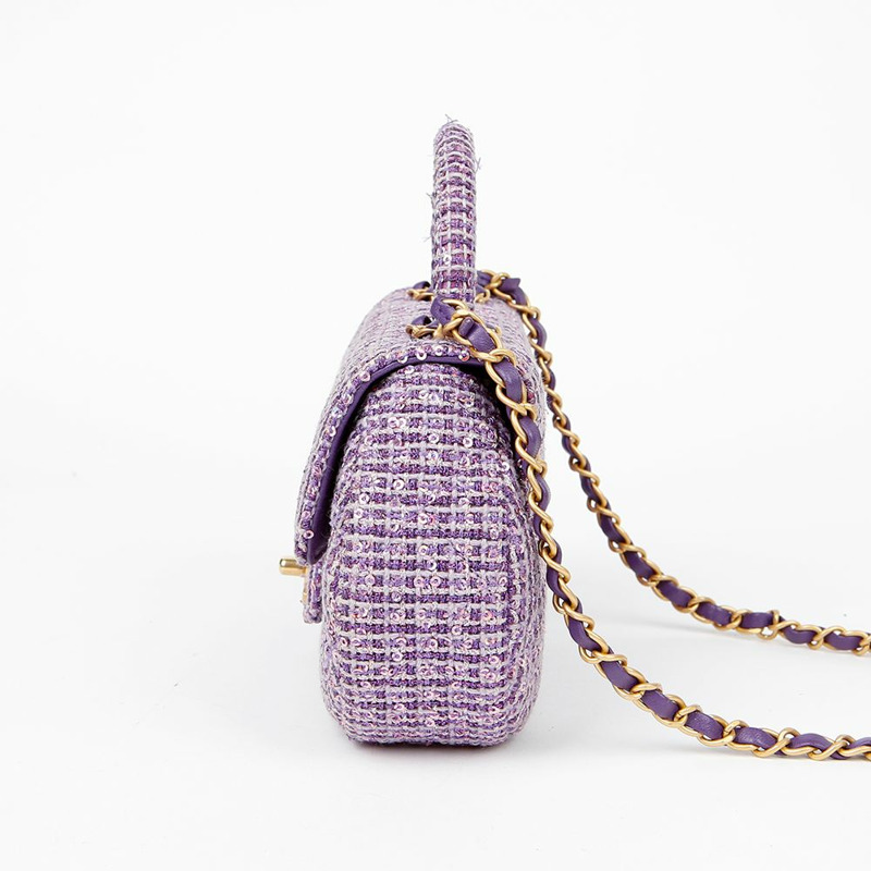 【包稅】CHANEL AS4573 CC Logo 小號手提單肩包-4