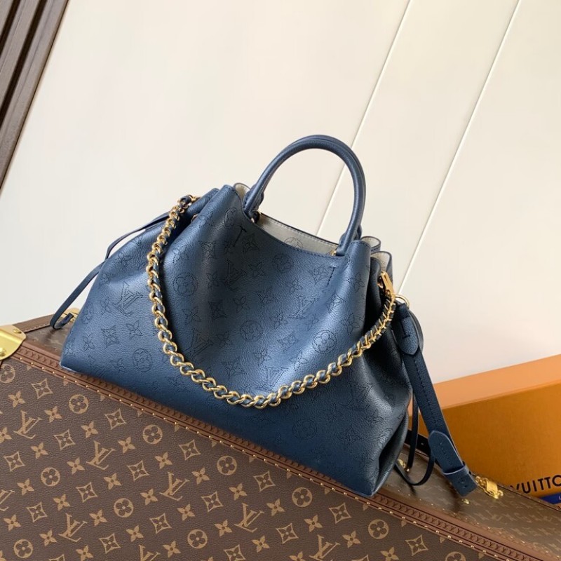 全新 LV Bella Tote Mahina 皮革時尚包 M14316-1