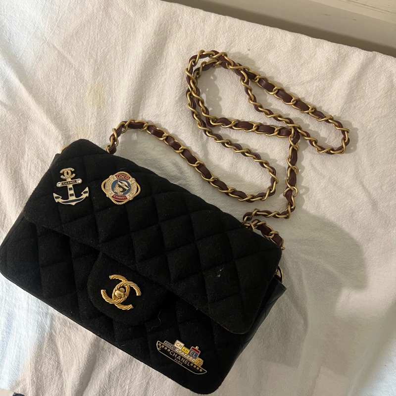 ෆ Chanel限量款✨毛呢徽章-5