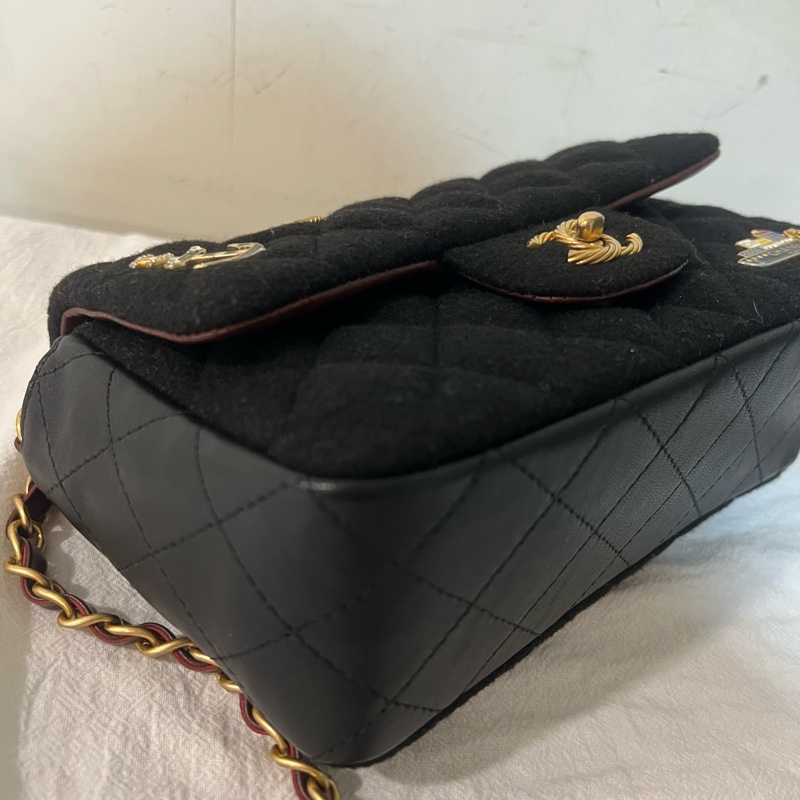 ෆ Chanel限量款✨毛呢徽章-10