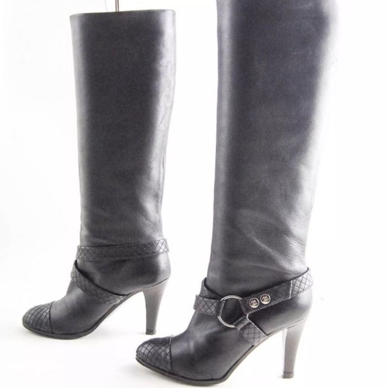 CHNAEL長皮靴香奈兒-19