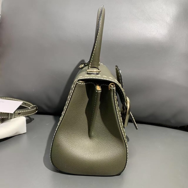 Delvaux德爾沃brilliant mini新款外縫線荔枝皮,尺寸20*15,超級百搭 秋冬必備氣質佳 2020年購入-1