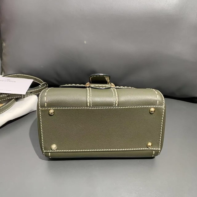 Delvaux德爾沃brilliant mini新款外縫線荔枝皮,尺寸20*15,超級百搭 秋冬必備氣質佳 2020年購入-4