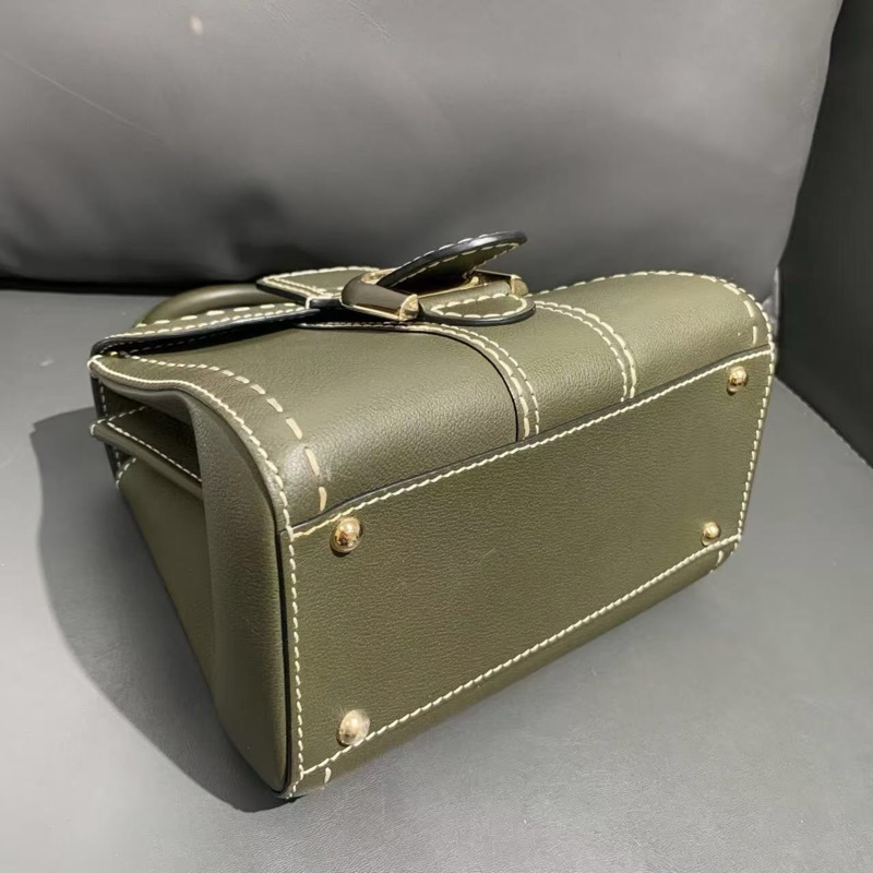 Delvaux德爾沃brilliant mini新款外縫線荔枝皮,尺寸20*15,超級百搭 秋冬必備氣質佳 2020年購入-5