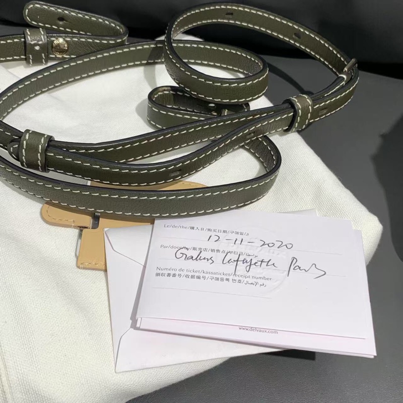 Delvaux德爾沃brilliant mini新款外縫線荔枝皮,尺寸20*15,超級百搭 秋冬必備氣質佳 2020年購入-9