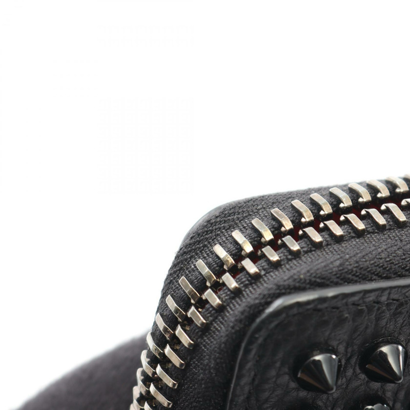 Christian Louboutin PANETTONE Around 長款皮夾 皮夾鉚釘 1165044 皮革 BK-5