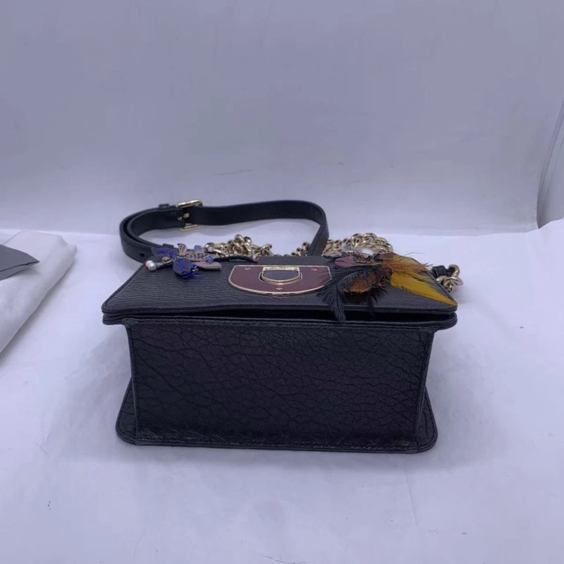 DIOR Diorama 链条包 单肩包 黑色-2