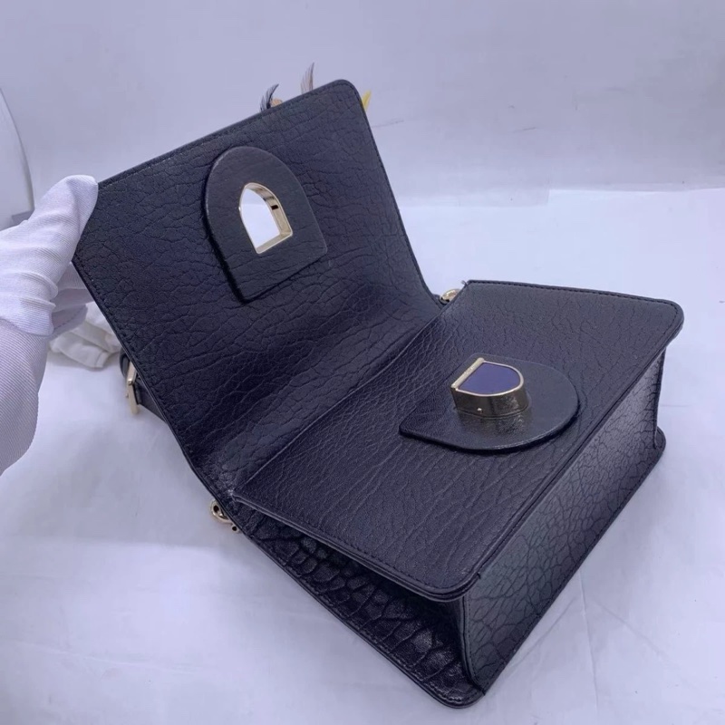 DIOR Diorama 链条包 单肩包 黑色-6