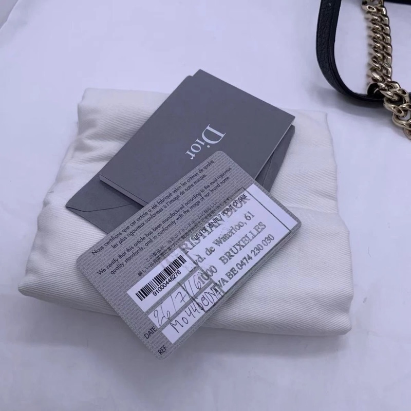 DIOR Diorama 链条包 单肩包 黑色-9