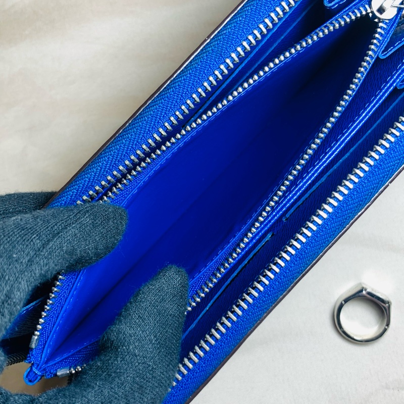 ✨近新閒置 超級好看LV Louis Vuitton epi 水波紋拉鏈8卡長夾-5