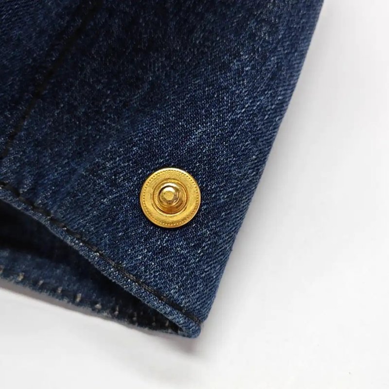 PRADA Denim 藍色牛仔布手提包-8