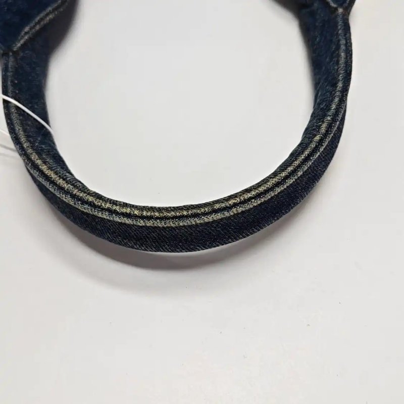 PRADA Denim 藍色牛仔布手提包-13