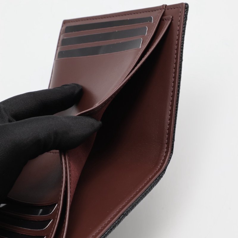 CHANEL 經典口蓋三折短夾 - 黑金-2