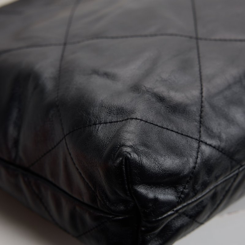 二手 Chanel 22bag 小號黑金-10