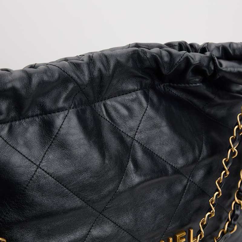 二手 Chanel 22bag 小號黑金-20