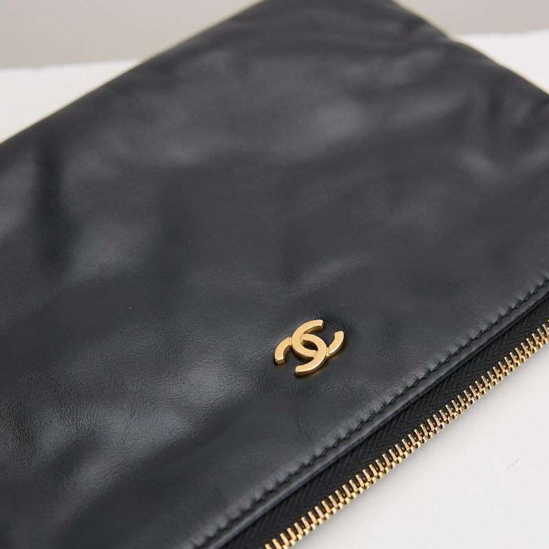 二手 Chanel 22bag 小號黑金-29