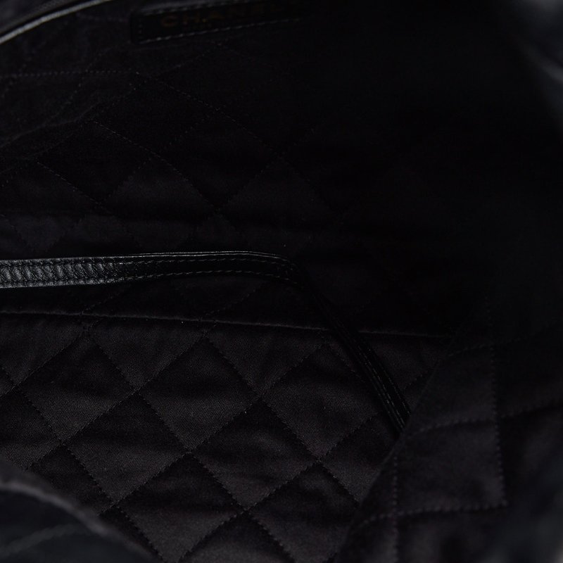 二手 Chanel 22bag 小號黑金-31