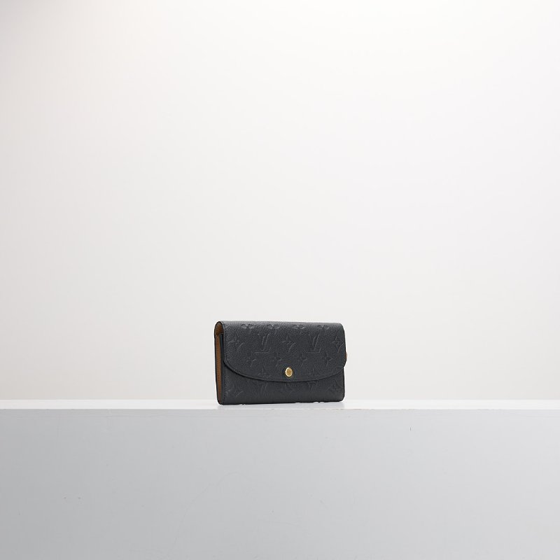 二手Lv emilie 黑壓紋長夾-2