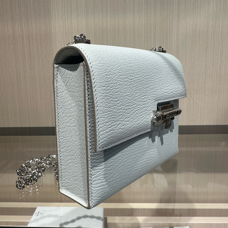 HERMES爱马仕 銀扣 Mysore山羊皮 单肩包-1