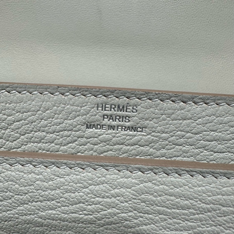 HERMES爱马仕 銀扣 Mysore山羊皮 单肩包-6