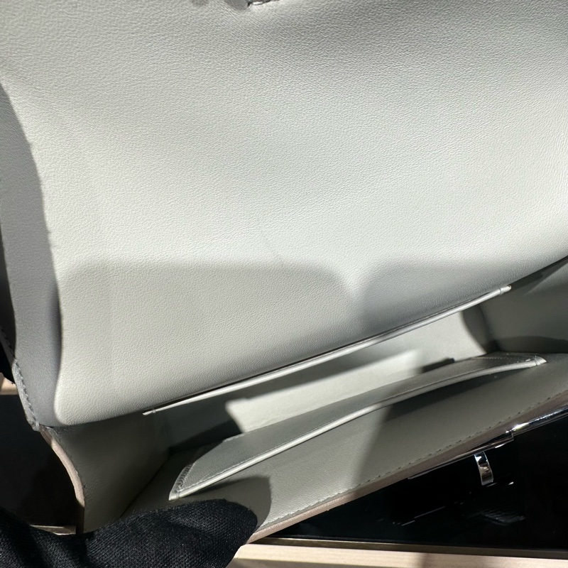 HERMES爱马仕 銀扣 Mysore山羊皮 单肩包-7