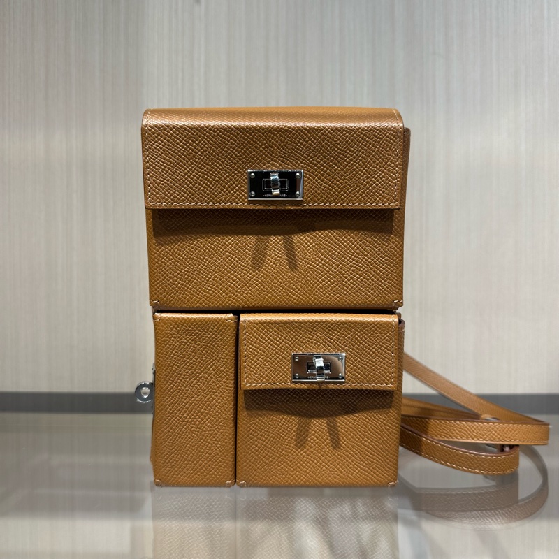 HERMES爱马仕 Kelly Multipocket 银扣 单肩包-0