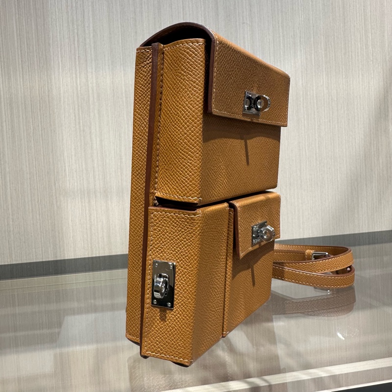 HERMES爱马仕 Kelly Multipocket 银扣 单肩包-1