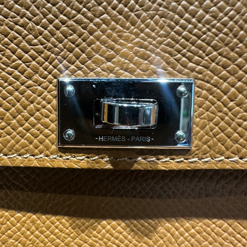 HERMES爱马仕 Kelly Multipocket 银扣 单肩包-5