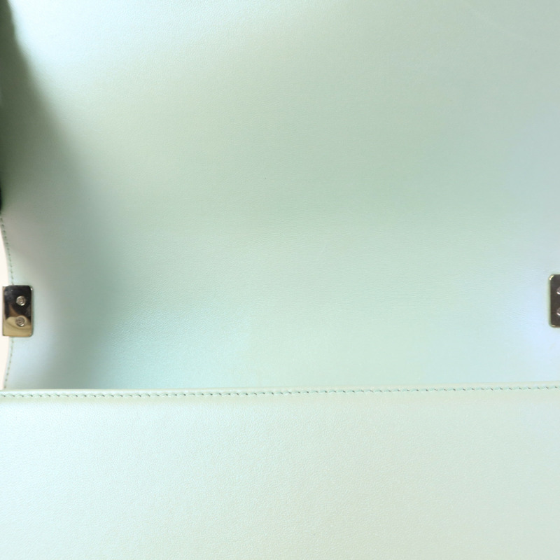 CHANEL 牛皮皮革Boy 25銀扣鏈帶肩背袋-22