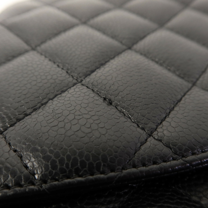 CHANEL 牛皮皮革Large Classic金扣鏈帶肩背袋-15