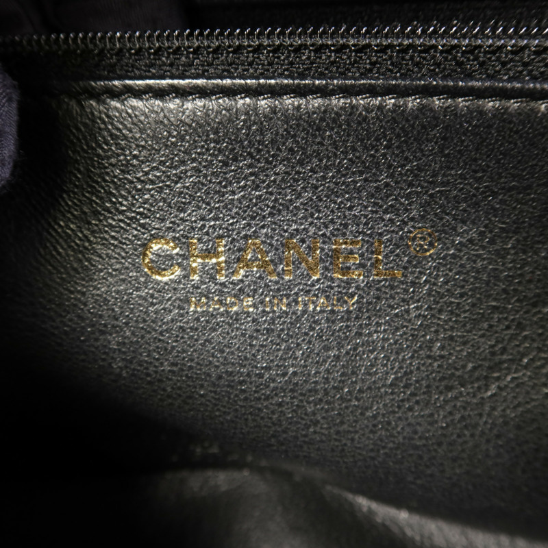 CHANEL 牛皮皮革Chain Shoulder Bag金扣鏈帶肩背袋-7