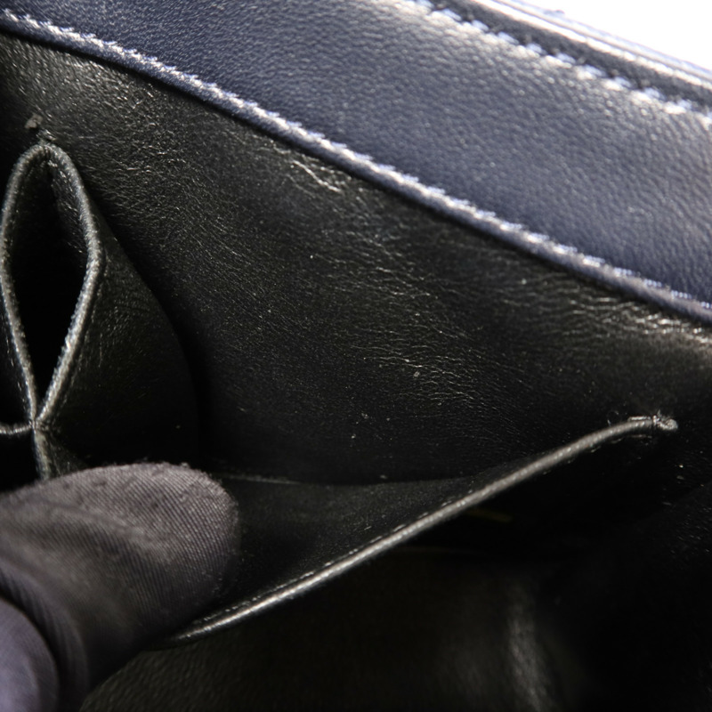 CHANEL 牛皮皮革Chain Shoulder Bag金扣鏈帶肩背袋-19