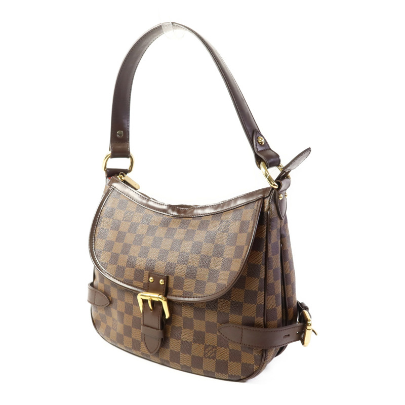 LOUIS VUITTON Damier Highbury金扣肩背袋-2