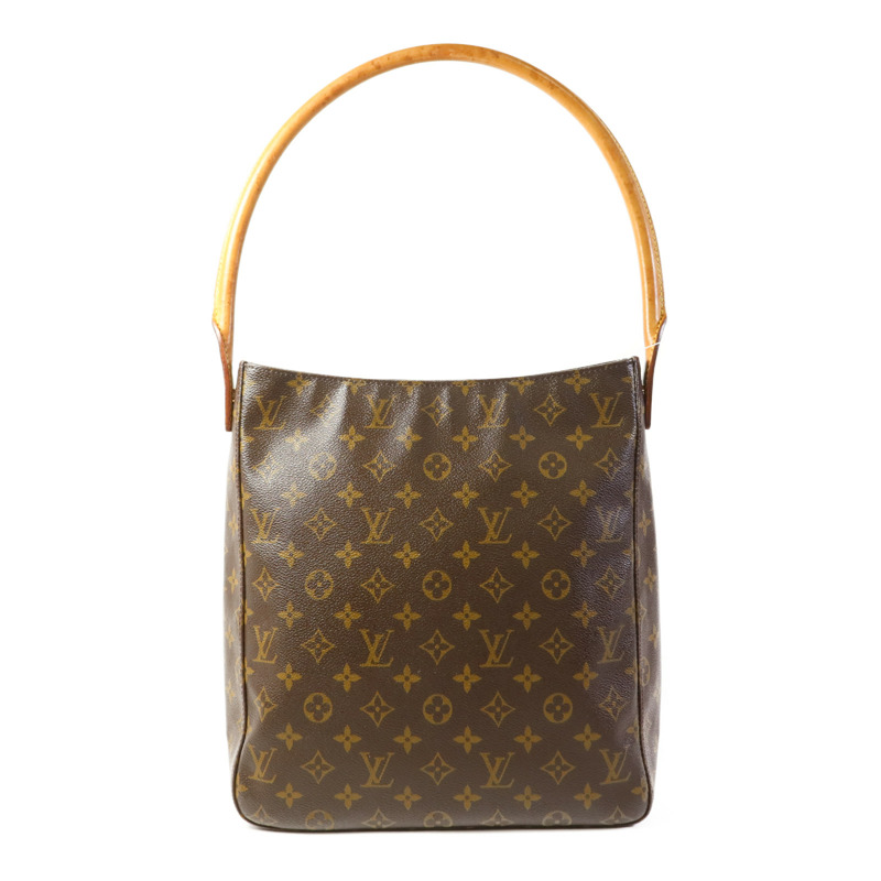 LOUIS VUITTON Monogram Looping GM金扣肩背袋-1