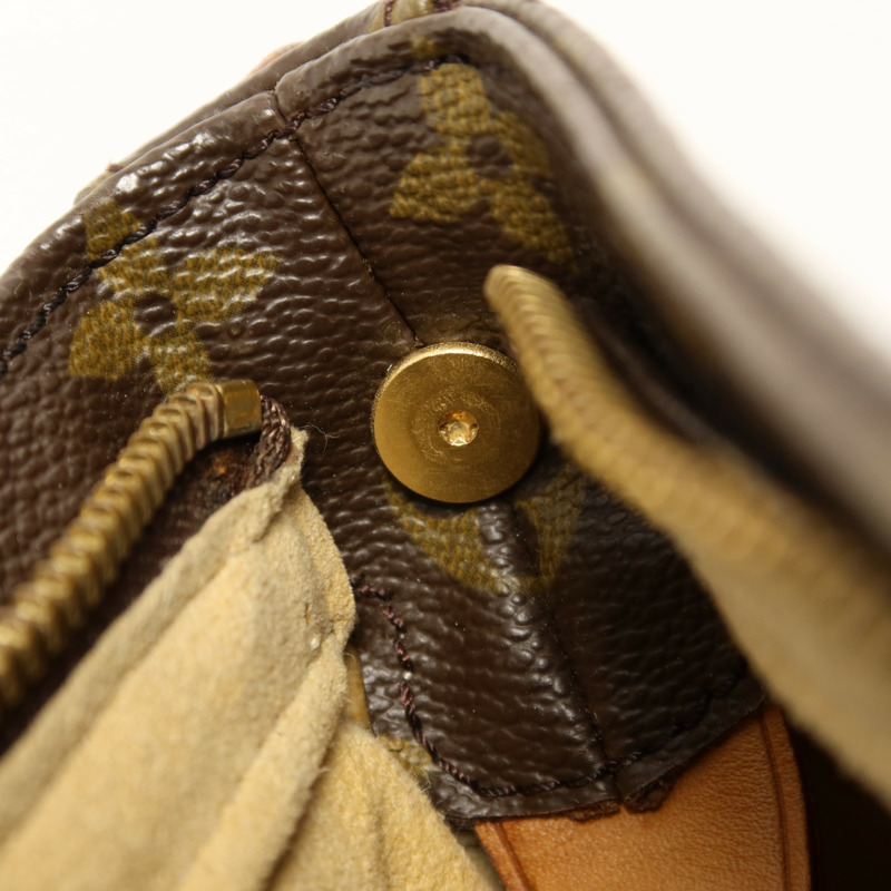 LOUIS VUITTON Monogram Looping GM金扣肩背袋-9