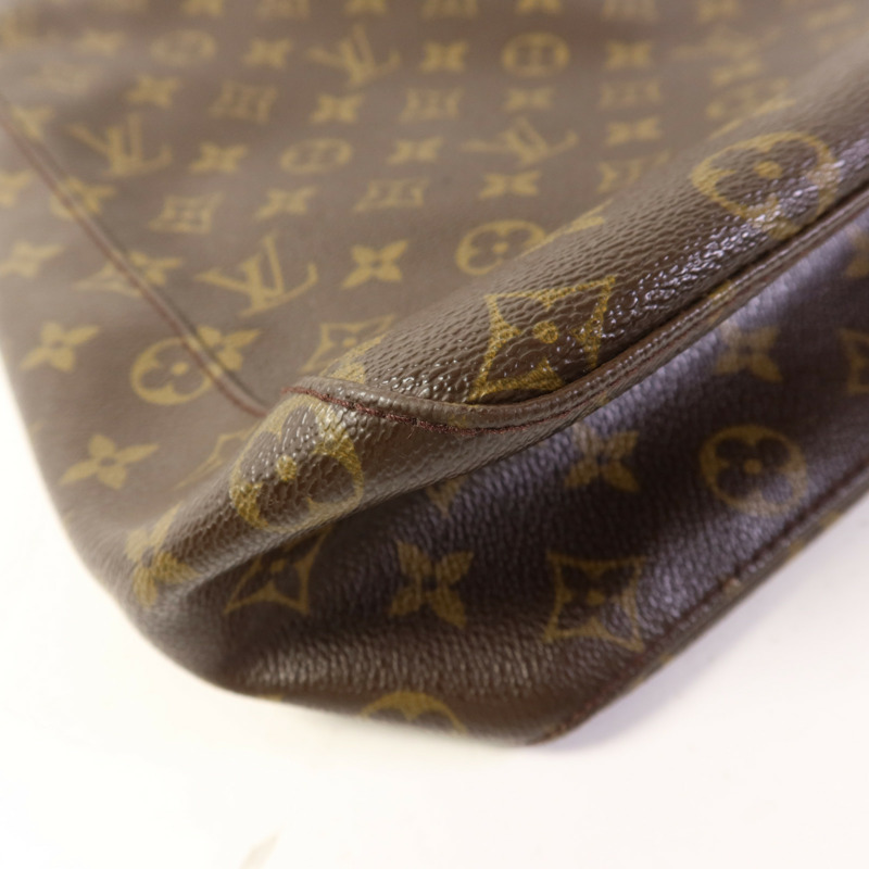 LOUIS VUITTON Monogram Looping GM金扣肩背袋-11