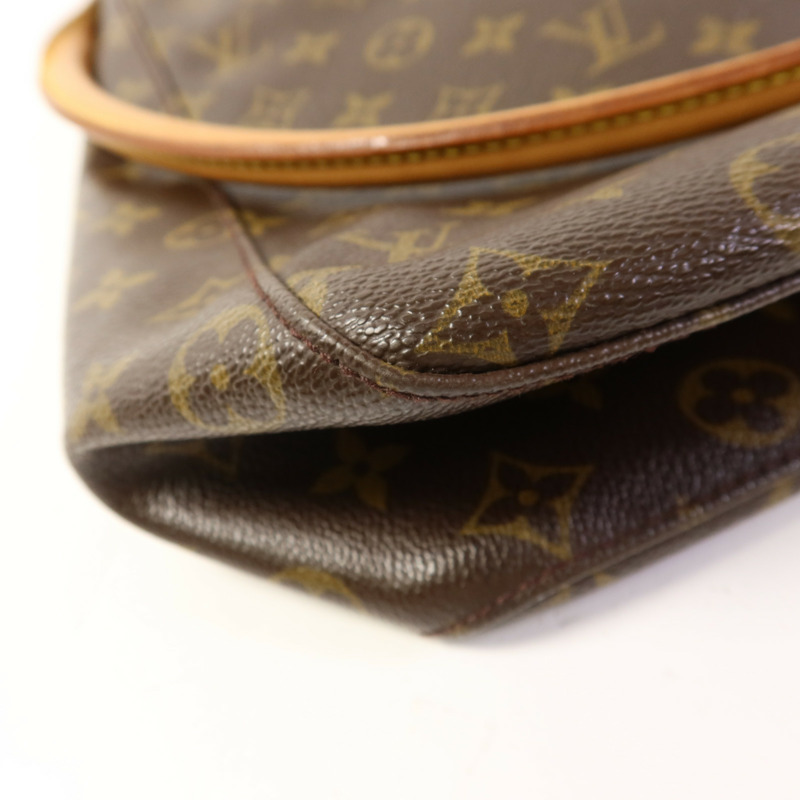 LOUIS VUITTON Monogram Looping GM金扣肩背袋-13