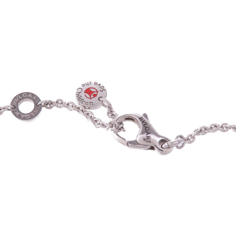 BVLGARI 925純銀/陶瓷Save The Children Necklace項鍊-3