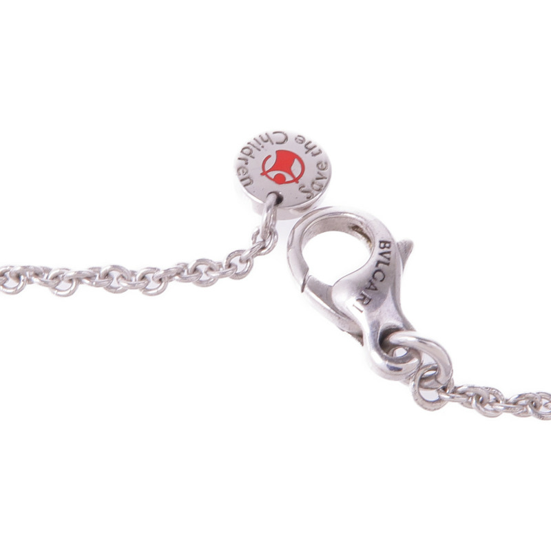 BVLGARI 925純銀/陶瓷Save The Children Necklace項鍊-4