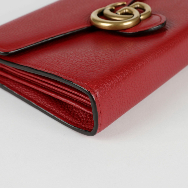 GUCCI GG Marmont 鏈條皮夾斜背包-6